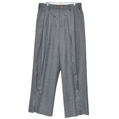 KHOKI　コッキ　2025SS　Pinstripe-pattern pants　ピンストライプタックワイドスラックスパンツ　25ss-p-03　8054000205776