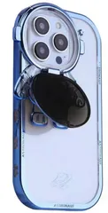 【人気商品】12PM/13PM/14PLS青） 透明（iPhone 軽量 スリム 耐衝撃 光沢 電気めっき 枠 メッキ TPU おしゃれ 設計 保護 レンズスタンド 宇宙飛行士 3D かわいい お洒落 韓国 漫画 アニメ iPhoneケース カバー 兼用 Pl