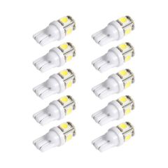 T10 ウェッジバルブ 3チップ5SMD5050 ホワイト 10個セット