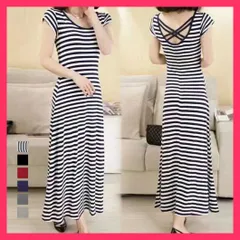 【スタッフおすすめ！】 半袖ワンピース ロング丈ワンピース 春夏 可愛い韓国風ワンピ/とろみ ワンピース/無地インナーワンピ セクシー サマーワンピ レディース バ おすすめ おしゃれ　かわいい　人気 XYK-007