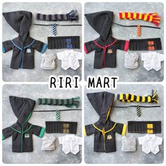 オビツ11　魔法使い風お洋服　アウター+マフラー+Yシャツ+ベスト+ネクタイ+スカート　ねんどろいどどーる　魔法学校　コスプレ　なりきり　魔女