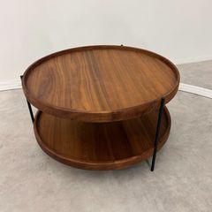 IDEE□DIVANCO□ローテーブル□植木莞爾□スチール脚□ウォールナット