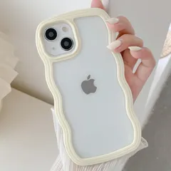 【特価商品】ケース 可愛い おしゃれケース 用 アイフォンケース ウェーブ デザイン inch ケース カラフルケース クリア 6.1 TPUカバー 波状エッジ ソフトシェル 14 ケース ワイヤレス充電対応 軽量 13/iPhone 薄型 ファッションフォン