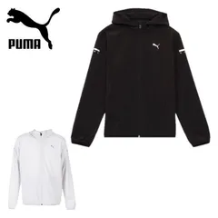 お買得 プーマ PUMA メンズ トレーニング フレックス ストレッチ ウーブンジャケット 528197 吸水速乾 通気性 軽量 UVカット UPF50+ フード パーカー