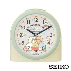 セイコー SEIKO クロック すみっコぐらし CQ167C 国内正規品 キャラクター 時計 置時計 目覚まし時計 アナログ キャラ キッズ 子供 推し キャラクター すみっこ すみっコ プレゼント 女の子 男の子 seiko