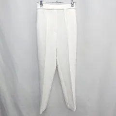 ◇ ⊇ em. エムドット ウエストゴム ストレッチ テーパードパンツ サイズS アイボリー系 レディース E  【1503060002988】