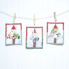 クリスマス オーナメント パッチワーク TOKIちゃんのハンドメイド ガーランド 飾り ツリー