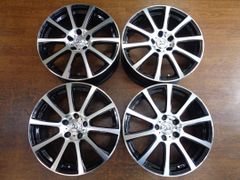 7.5J-18インチ 5H114.3 +38 Adonis 社外 中古 アルミ ホイール ハリアー 30系アルヴェル 90系ノア&ヴォクシーなどに♪