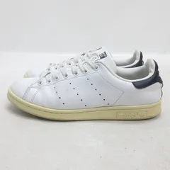 Q■【27.5cm】アディダス/ADIDAS スタンスミス レザースニーカー■白×紺/アメカジMENS/28【中古】