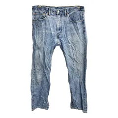 Levi's 505 デニムパンツ W36 リーバイス レギュラーフィット ビッグサイズ ライトブルー コットン 古着卸 アメリカ仕入 2501-584