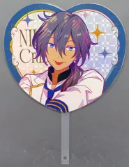 【中古】うちわ・扇子 椎名ニキ ホログラム応援うちわ -the midnight sun- 「あんさんぶるスターズ!! CAST LIVE Starry Symphony -the midnight sun-」