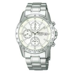 シルバーホワイト セイコーウオッチ 腕時計 セイコー セレクション メンズ クオーツクロノグラフウオッチ SBTQ039 シルバー