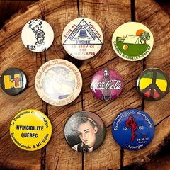 70s 80s vintage 古着 缶バッチ 缶バッジ 7個 セット カラフル Yahoo!オークション -「缶バッジ ビンテージ」の落札相場・落札価格