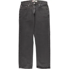 古着 リーバイス Levi's 505 REGULAR FIT ブラックデニム テーパードデニムパンツ カナダ製 メンズw34相当/evb010797