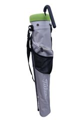 【美品】Titleist(タイトリスト) スタンドクラブケース シルバー黄緑 1口 ゴルフ用品 2502-0245