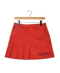 【送料0円】パーリーゲイツ｜レディース｜スカート｜1｜レッド｜中古ゴルフウェア