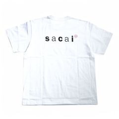 sacai Wtaps サカイ ダブルタップス バック Logo Tシャツ サイズ4 ホワイト