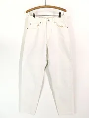 古着 90s USA製 Levi's 550-0251 ホワイト デニム パンツ ジーンズ テーパード W31 L31 