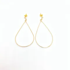 特別限定価格 キュービックジルコニア しずく型ピアス