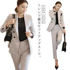 スーツ レディース セットアップ パンツスーツ 上下セット ビジネススーツ 大きいサイズ フォーマルスーツ ビジネス 通勤 OL セレモニー オフィス カジュアル 入学式 卒業式 入園式 女性 卒園式#song266
