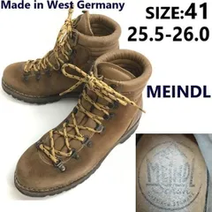 ビンテージ品★MEINDLマインドル★重厚本革トレッキングブーツ【5/23.5-24.0程度/暗茶/ブラウン】ビブラムソール/登山靴◆Y2@L44 ドイツ製 MEINDL / マインドル GORE-TEX ゴアテックス
