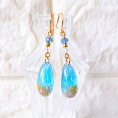 1886.スワロ入り♡ しずく型レジンピアス♡ 1886.スワロ入り♡ しずく型レジンピアス♡ - メルカリ
