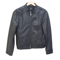 【美品】 ユナイテッドアローズ レザーシングルライダース 山羊革 レディース M UNITED ARROWS - ユナイテッドアローズ 山羊革 レザー シングル