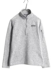 【お得なクーポン配布中!】 パタゴニア ベターセーター ハーフジップ レディース M 17年製 Patagonia ニット フリース ジャケット プルオーバー ジャンパー 裏起毛 灰