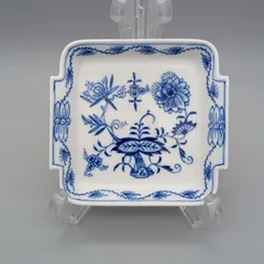 Meissen マイセン ブルーオニオン スクエア 深皿 プレート 角皿 Meissen マイセン ブルーオニオン スクエア 深皿 プレート 角皿
