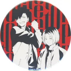 【中古】バッジ・ピンズ 黒尾鉄朗＆孤爪研磨 MONO缶バッジ75mm 「ハイキュー!!×R4G」