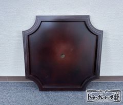 新品即納 天吊り 45㎝ シャンデリア用 木枠土台 ダークブラウン ケーキ型 デコトラ 男の城 観光バス 金華山 C0705S