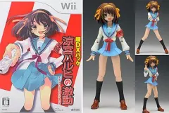 【中古】フィギュア フロイラインリボルテック 涼宮ハルヒ 制服ver 「涼宮ハルヒの激動」 超DXパック 同梱フィギュア