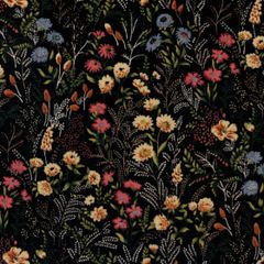 コットンこばやし　綿麻シーチングプリント（綿85％　麻15％）112cm巾x100cm　ハンドメイド　チュニック　ブラウス