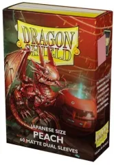 【新品】サプライ ドラゴンシールド カードスリーブ ジャパニーズサイズ Dual Matte Peach