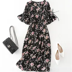 レディース ワンピース トップス シフォン Aライン