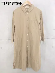◇ Croisiere un dix cors アンディコール 長袖 ロング ワンピース サイズM ベージュ系 レディース 【中古】 【1104010008366】