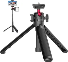 ULANZI MT-16  VRIG TP-06カメラ三脚 自撮り棒伸縮 卓上ミニ三脚 自由雲台vlogのサムネイル