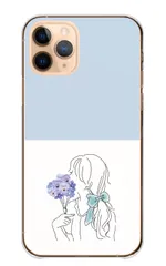 iPhone14Pro ケース カバー アイフォン14 プロ スマホケース ハードケース 花 ブーケ フラワー りぼん リボン 花柄 女の子 韓国 可愛い かわいい イラスト くすみカラー カラー04