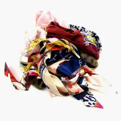 ヘアバンド/シュシュ/リボンスカーフなど 15点セット ヘアアクセサリー まとめて 大量 レディース 【中古】