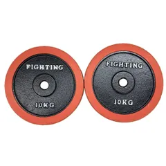 最終値下げファイティンロードダンベル　プレート FIGHTING ROAD】高品質プレート ラバータイプ (単品