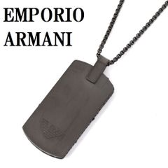 エンポリオ アルマーニ EMPORIO ARMANI EGS2847060 ネックレス イーグル ドッグタグ ペンダント おしゃれ メンズ レディース ガンメタル