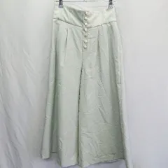 ◇ ⊂ PROPORTION BODY DRESSING プロポーションボディドレッシング スラックス サイズ2 ミント系 レディース E  【1410290036747】