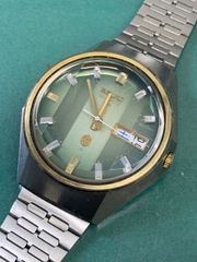 新品電池交換済SEIKO TYPE II グリーンモルフォ　カットガラス風防 新品電池交換済SEIKO TYPE II グリーンモルフォ カットガラス風防