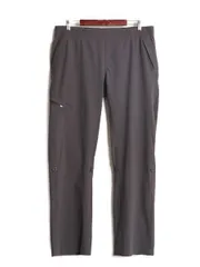 【お得なクーポン配布中!】 ノースフェイス ナイロン パンツ レディース L 古着 The North Face アウトドア ストレッチ カーゴ ストレート トレイル クロップド グレー