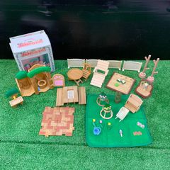 〇シルバニアファミリー ガーデニングセット トイレ ガーデンテーブル  まとめ売り
