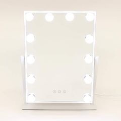 美品 エルドラド ハリウッドミラー ホワイト (締め具あり) - メルカリ