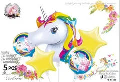 風船 アルミバルーン ユニコーン パーティー 飾り付け 誕生日 バースデーバルーン  装飾用品
