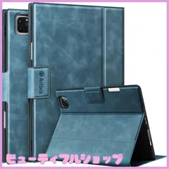 【特価】Antbox iPad Pro 12.9 ケース 2022 第6世代 iPad Pro 12.9 第5/4/3世代(2021/2020/2018) 兼用 Upgraded ソフトPUレザー製 全面保護 Pencil 2 収納/ペアリングとワイヤレス充電