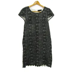 アンタイトル ワンピース トップス 半袖 総レース 日本製 レディース 2サイズ グレー UNTITLED 【中古】