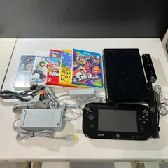【むつ24-100303】WiiU 本体,ソフト5本セット②